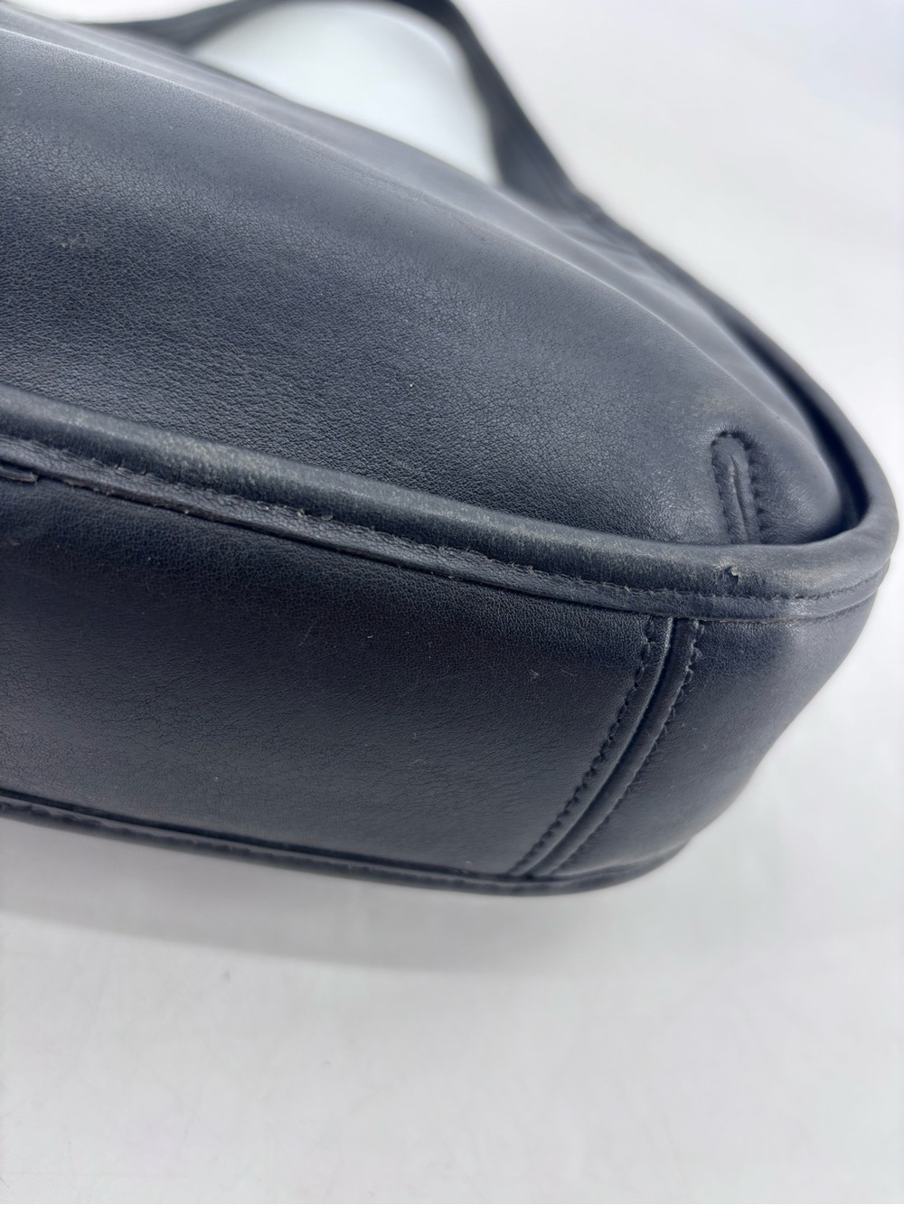 Coach Ergo 9047 Vintage 90s Leather Made In Mexico Compartment Hobo Bucket Bag - Picture 13 of 16